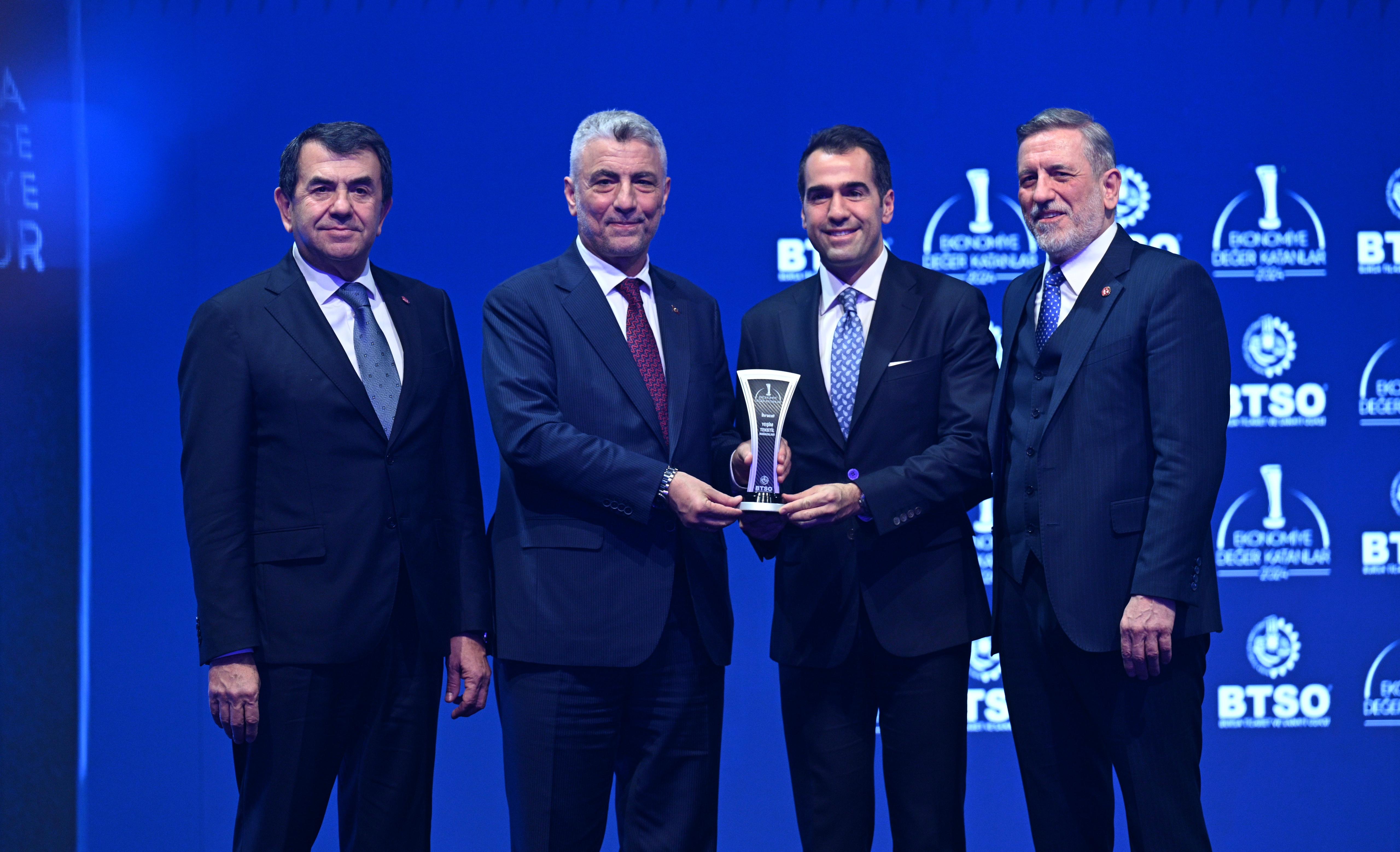 Yeşim Group was Deemed Worthy of the ‘Adding Value to the Economy’ Award