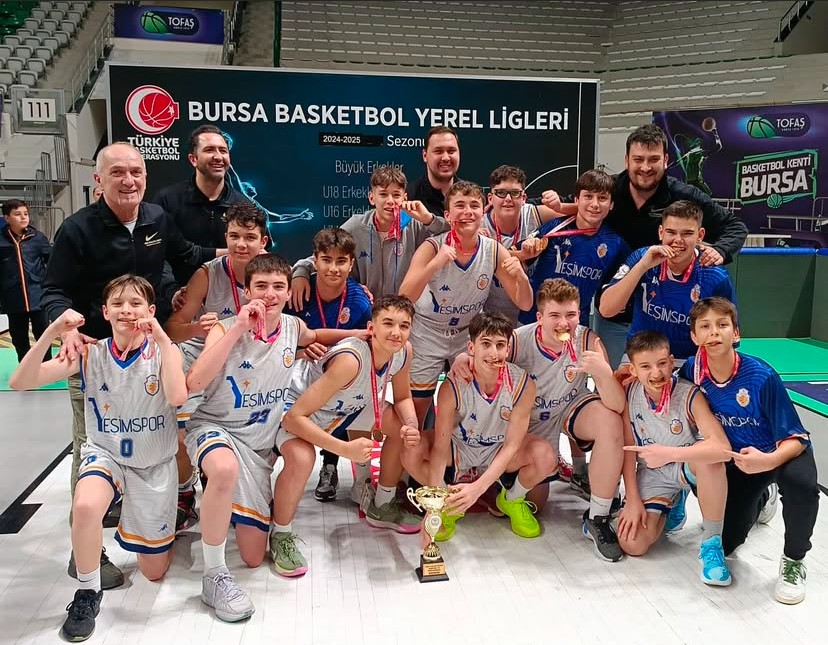 Yeşim Spor U14 Erkek Basketbol Takımı Bursa şampiyonu oldu!