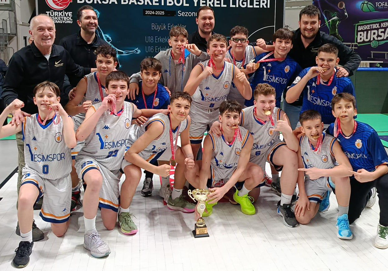 Yeşim Sports U14 Basketball Team became the Bursa Champion!